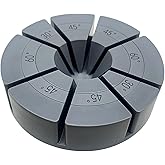 SPANSEE Stained Glass Angle Tool, 3D Stained Glass Soldering Jig, Stained Glass Supplies, Stained Glass Angle Jig Fixture, Stained Glass 3D Angle Wedge Tool 30°,45°,60°,75°,90°,105°,120°,135°,150°