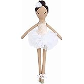 MON AMI Katrina The Ballerina Stuffed Doll – 15-Inch Soft Plush Ballet Doll | Elegant Ballerina Toy for Girls | Perfect Room Décor & Gift for All Ages