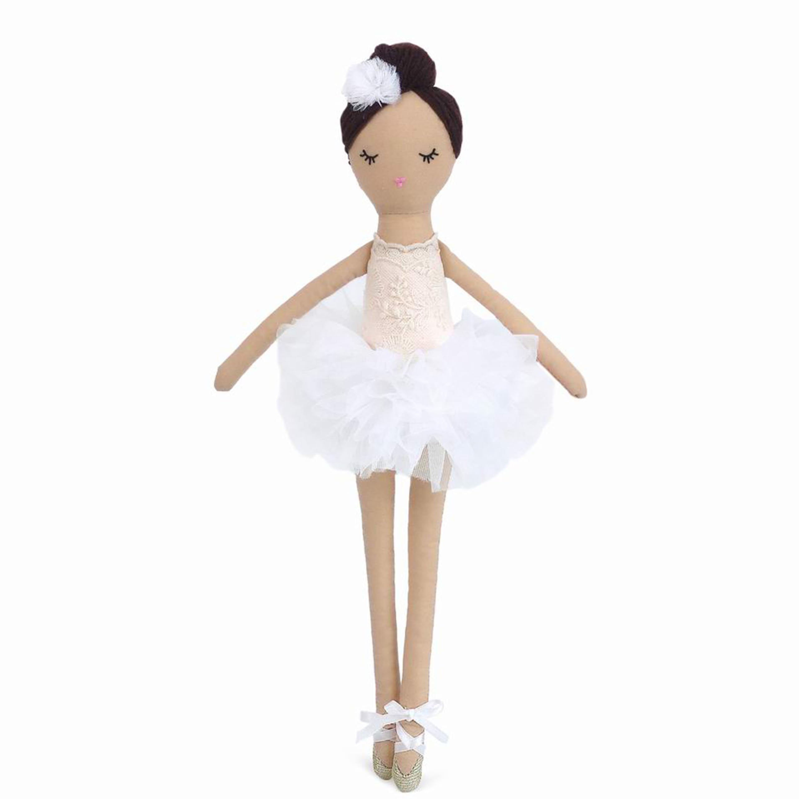 MON AMI Katrina The Ballerina 15-Inch Stuffed Doll for Girls | Soft Ballet Plush Doll | Elegant Playtime Companion | Charming Nursery & Bedroom Décor | Plush Gift for All Ages