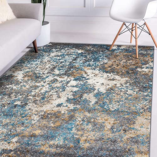 LUXE WEAVERS Rug Persian Rugs 6490 Abstract Area Rug Modern Design
