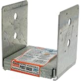 Simpson Strong-Tie ABU ZMAX ABU66Z Galvanized Adjustable Standoff Post Base with Uplift for 6 x 6 Lumber, Wood to Concrete Applications, Shed, and Deck (Pack of 10)