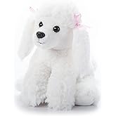 The Petting Zoo Poodle Dog Stuffed Animal Plushie, Gifts for Kids, Dog Plush Toy 9 inches