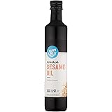 Amazon Brand - Happy Belly Toasted Sesame Oil, 16.9 Oz
