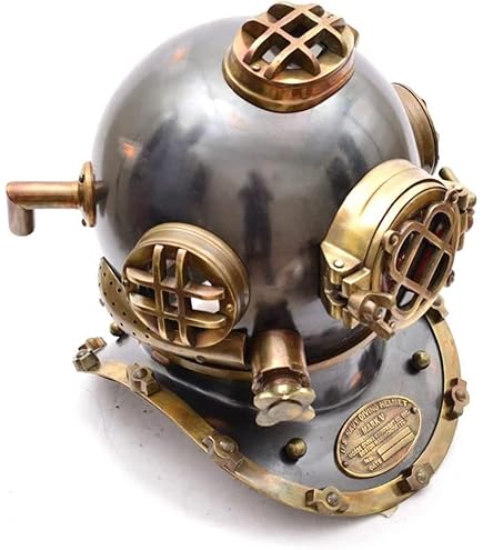 Set Di Illustrazioni Di Caschi Subacquei In Stile Monocromatico Casco Subacqueo Gm1313768381 402181911