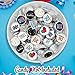 90th Birthday Party Favor Stickers - Multi-Colored (324 Count)