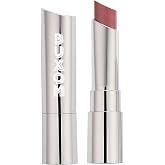 BUXOM Full-On Plumping Satin Lipstick, Body Con, 0.09 oz | Moisturizes, Softens &amp; Smooths for Fuller Pout, Creamy Rich Color, Bleed &amp; Feather Resistant, Peptides &amp; Hyaluronic Acid