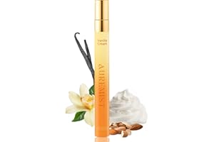 AUREMIST Pheromones Perfumes for Women, Vanilla Perfume, Eau De Parfum, Sweet Long Lasting Gourmand Travel Perfume, Mini Size 0.41 fl.oz, Enhanced Scents Pheromone Cologne for Women (Vanilla Cream)