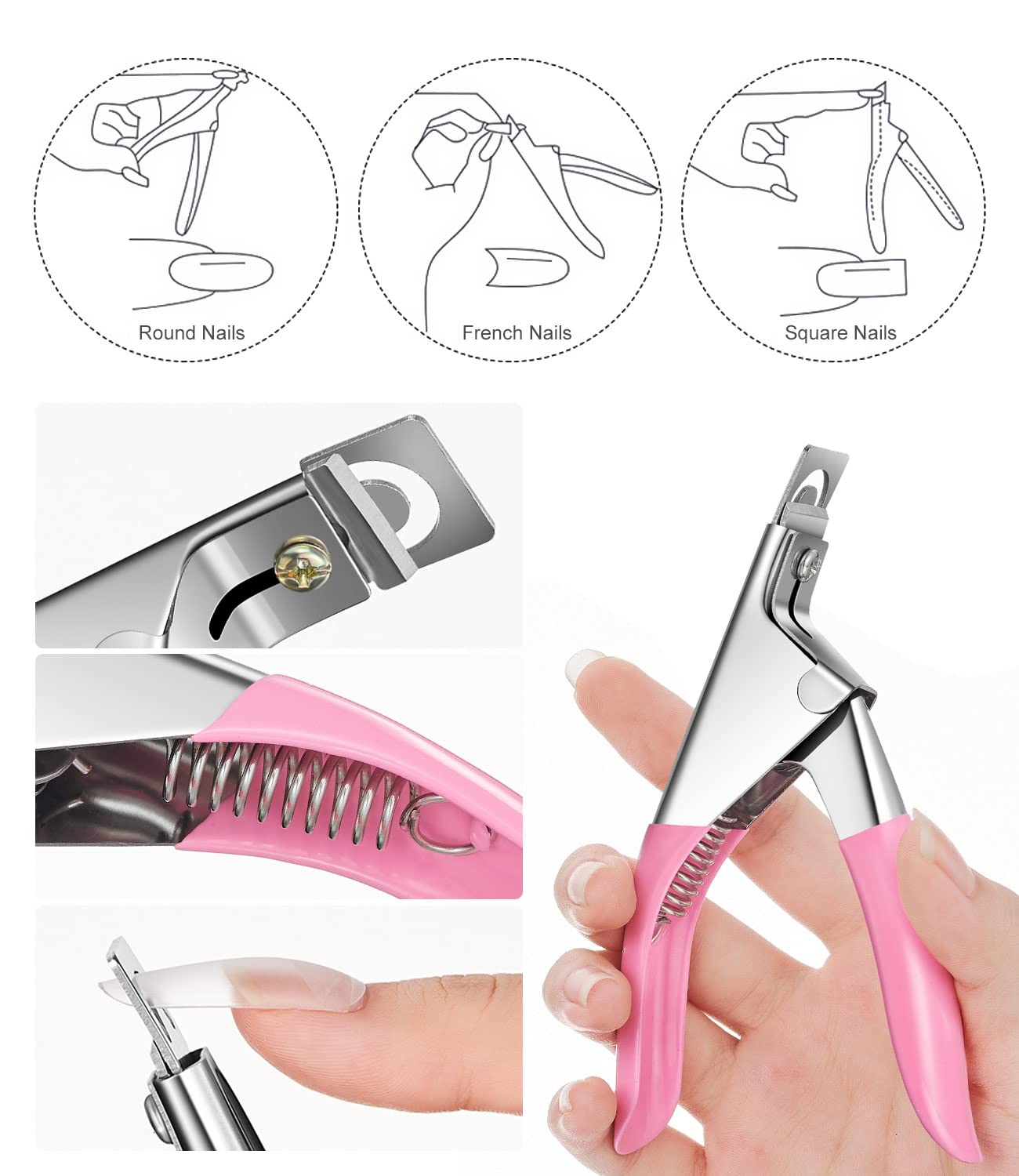 Acrylic Nail Art Kit-Nail Art Manicure Set Acrylic Powder Brush Glitter File French Tips U V Lamp Nail Art Decoration Tools Nail Drill kit for beginners with everything at home - Image 8