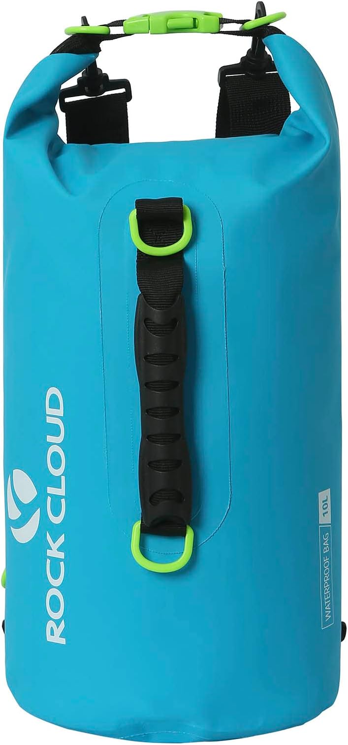 ROCK CLOUD 10L Dry Bag Waterproof Dry Sack for Kayaking Rafting Beach