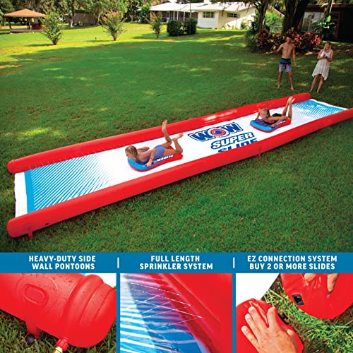 Wow Sports Super Slide Giant Backyard Slip and Slide with Sprinkler
