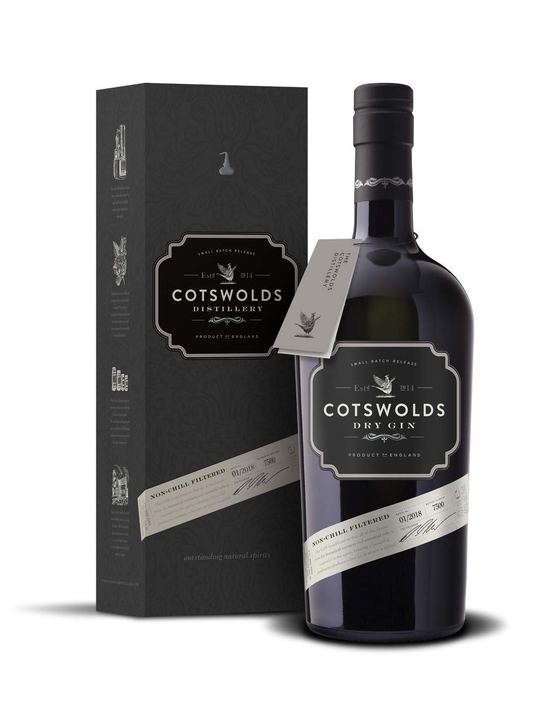 Cotswolds Dry Gin Award Winning Gin Made with Cotswolds Lavender and Refreshing Citrus, with