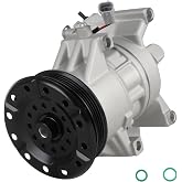 TadaMark New AC Air Conditioning Compressor w/Clutch | 2004-2006 for Scion xB 1.5L L4, for Scion xA 1.5L 2004 2005 2006 L4, for CO-11034C