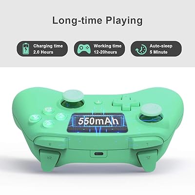 Buy Pxn 9607 Wireless Switch Pro Controller Usb Rechargeable Dual Shock Gamepad Joystick Support Nfc For Nintendo Switch Pc Windows Green Online In Poland B0874gr6br