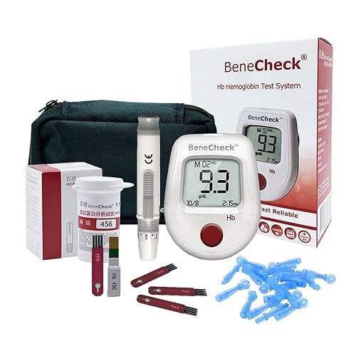 Hnxxyisite Home Hemoglobin Test Kit Hemoglobin Test Meter Anemia