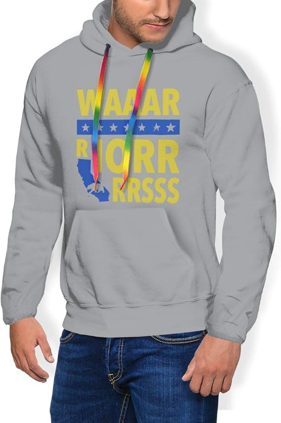 Amazon Co Jp 17年準決勝waarriorssカリフォルニア州旗 メンズ 長袖パーカー プルオーバー カジュアル オシャレ ヒップホップ 春 秋 冬 フード付き 服 ファッション小物