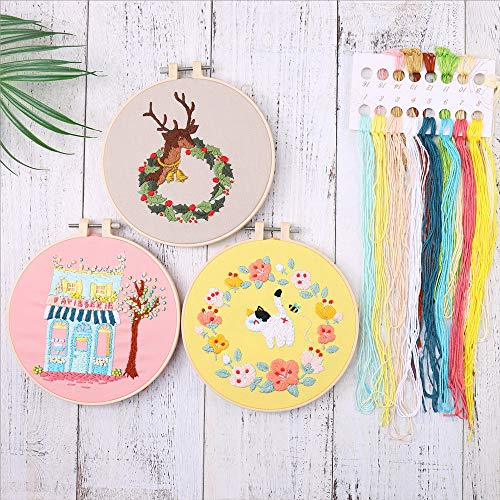 Embroidery Kit Beginners-Cross Stitch Kit Animal Pattern - Thumbnail 5