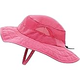 Connectyle Kids Sun Hat for Boys Girls Wide Brim Bucket Hat UPF 50+ Sun Protection Hat Breathable Summer Beach Hat