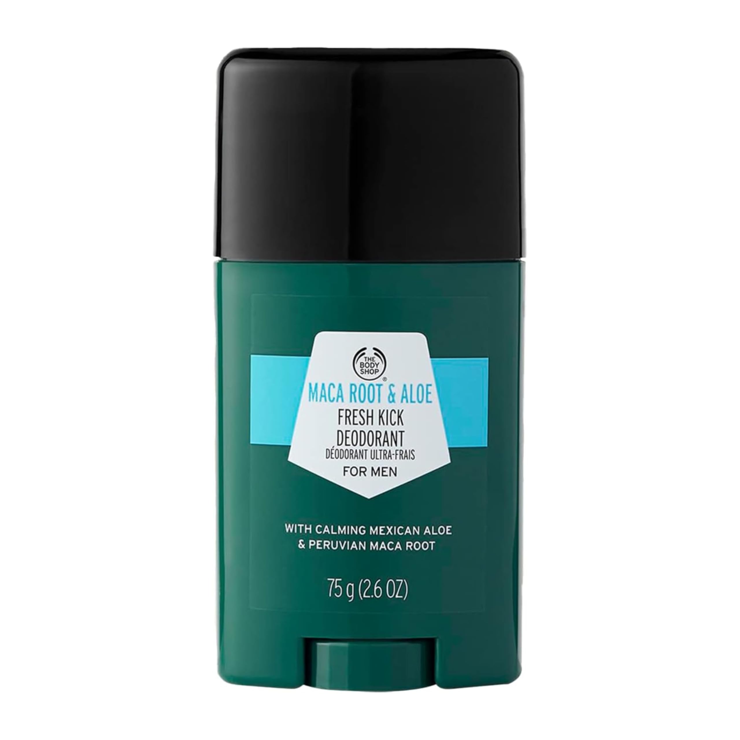The Body Shop Maca Root & Aloe Fresh Kick Deodorant for Men - Feel and smell your freshest with our Maca Root & Aloe Fresh Kick Deodorant.