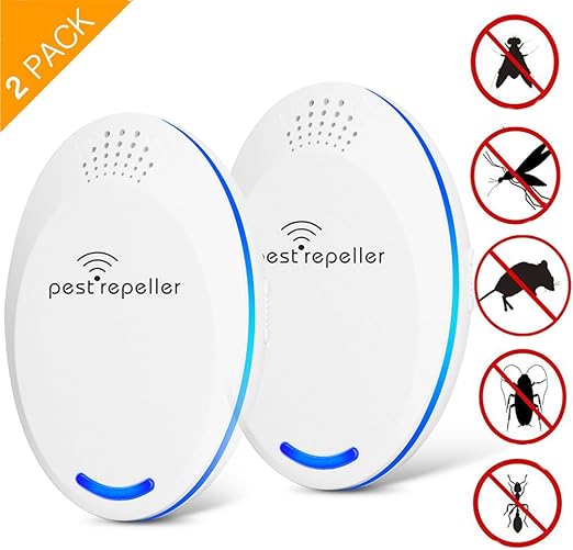 2 Pack Repelente Ultrasónico, Electrónico Repelente Spider ...