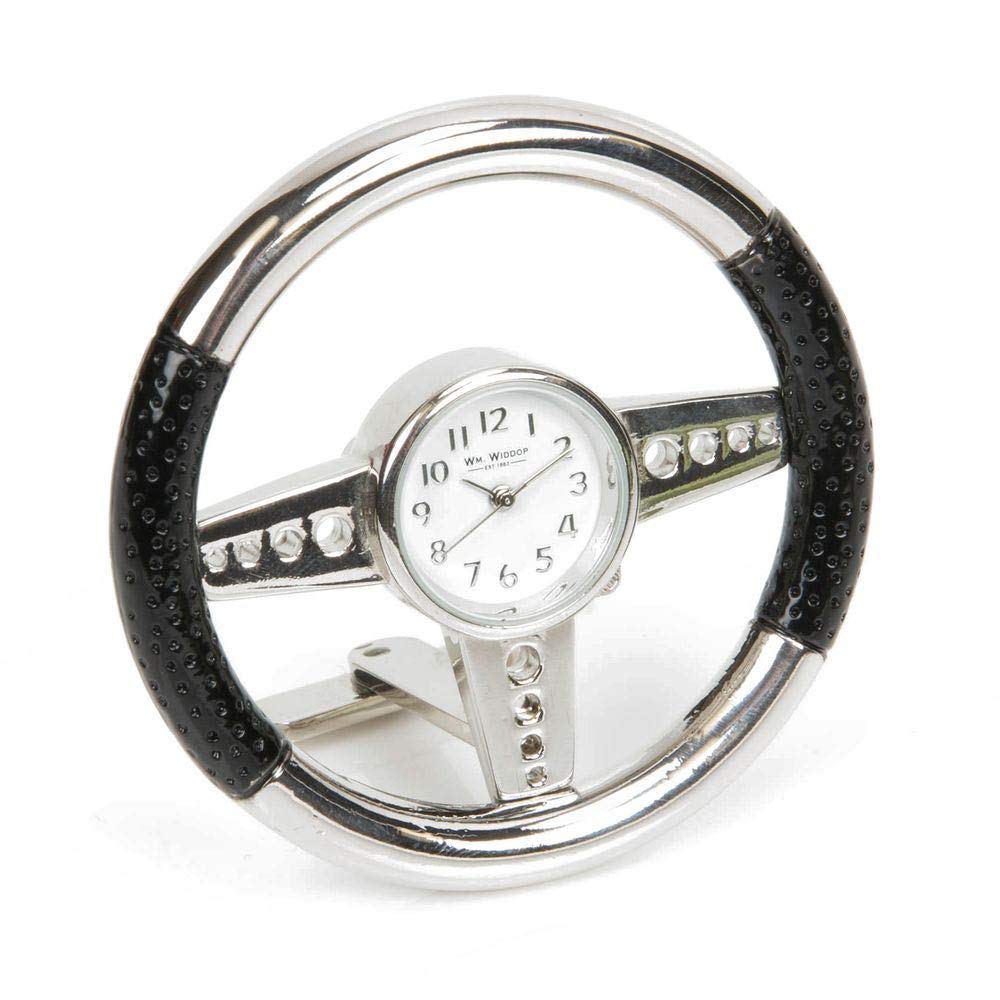 WILLIAM WIDDOP Miniature Clock - Steering Wheel