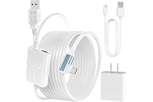 RuntoGOL 16FT Link Cable for Oculus Quest 2/1 Accessories with Adapter, VR Headset Cable with Separate Charging Port, USB 3.0 to USB C High Speed PC Data Transfer Charging Cord for Gaming PC