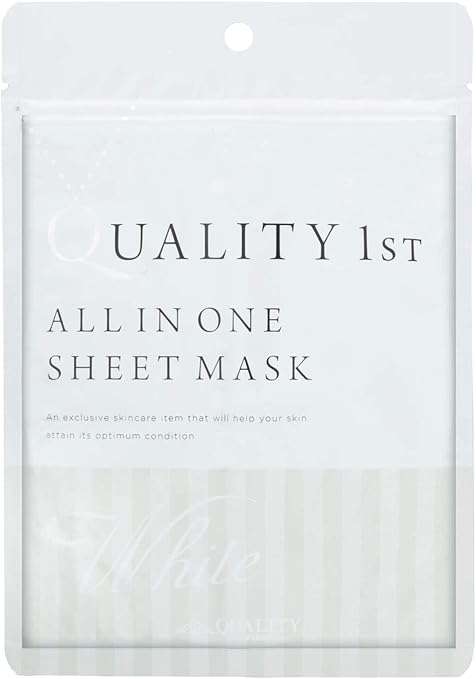 Amazon クオリティファースト Quality 1st オールインワンシートマスク ホワイトex 5枚 フェイスマスク 5枚入 クオリティファースト Quality 1st フェイスマスク 通販