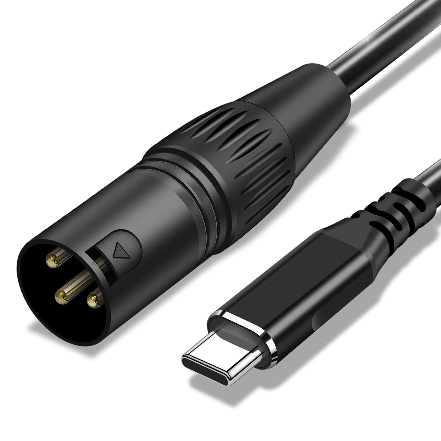 Photo 1 of YAODEMA USB C to XLR Cable,6.6 FT XLR Male to USB C Converter Adapter,USB Type C to XLR Male Output Stereo Cable for Amplifier, Speaker, Mixer Console, etc