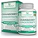 Premium Cranberry Concentrate Pills by PurePremium (Non-GMO & Gluten Free). Triple Strength Cranberry Pills Equals 12600mg of Cranberries. Plus, Vitamins C & E for Enhanced Absorption.