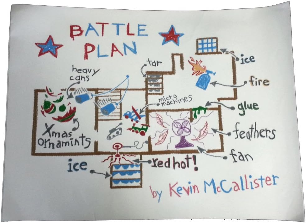 Amazon Com Kevin Mccallister S Battle Plan Poster Prints