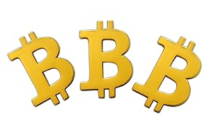 Novel Merk Bitcoin, U.S. Dollar, & Other – Currency Lapel Pin, Hat Pin & Tie Tack Set - with Clutch Back