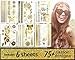 Terra Tattoos Gold Metallic Temporary Tattoos Waterproof Nontoxic Long Lasting Perfect for Beach, Festivals, & more (Free Spirit)