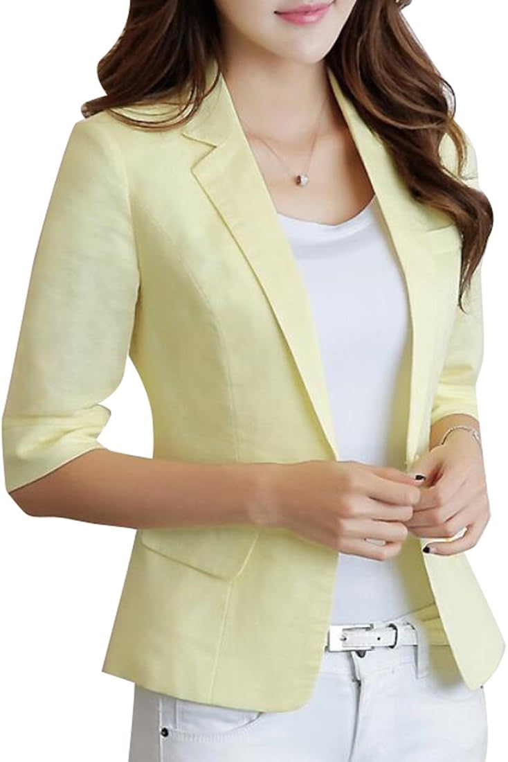 short linen jacket womens