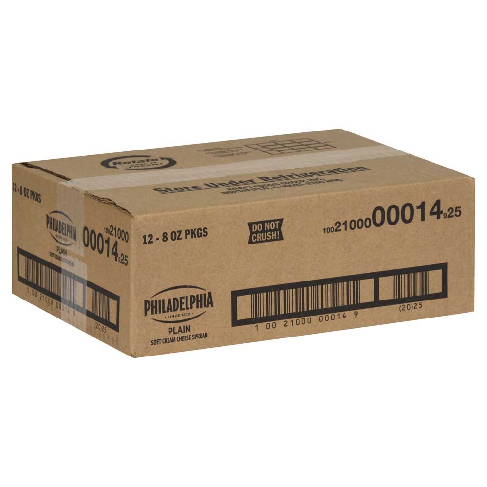 Philadelphia 8 ounce Original Cream Cheese, 8 ounce 12 per case