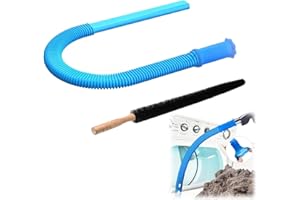 Dryer Vent Cleaner Hose Kit with Most Vacuum Cleaner, Flexible Vacuum Attachment and Flexible Dryer Lint Brush, for Removing 