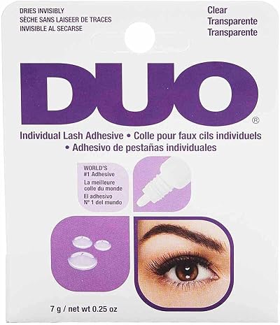 Duo Individual Lash Adhesive 7g Clear Latex-Free Waterproof Long Lasting