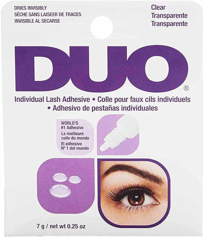 Duo Individual Lash Adhesive 7g Clear Latex-Free Waterproof Long Lasting