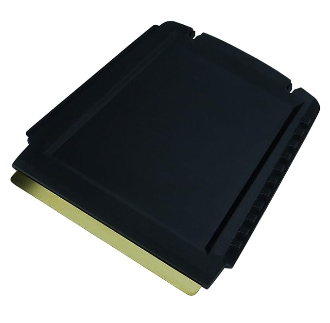 L&P Car Design GmbH A052 Eiskratzer Eisschaber Murska Schwarz Messingklinge Messingschaber Original aus Finnland Trapez Klein