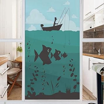 Amazon Com Decorative Window Film No Glue Frosted Privacy Film