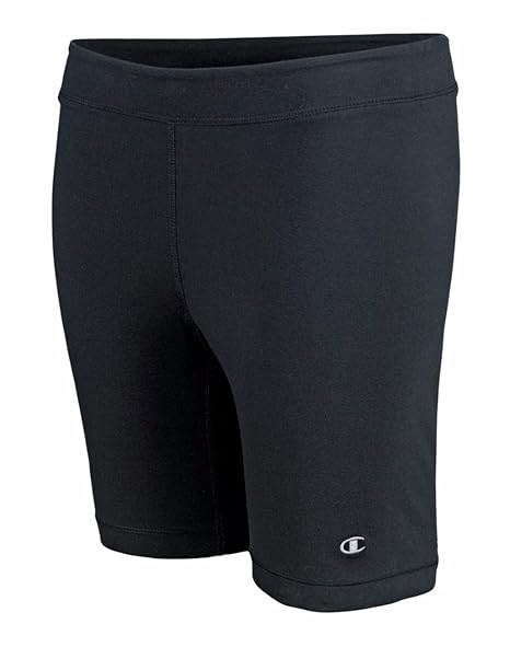 champion women's power cotton bike shorts