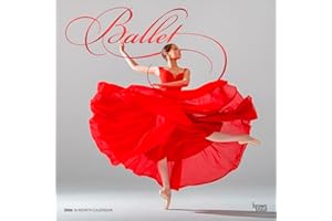 Ballet | 2026 12 x 24 Inch (Hanging) Monthly Square Wall Calendar | Foil Stamped Cover | BrownTrout | Performance Dance