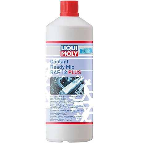 Liqui Moly P001123 Kühler Coolant Ready Mix RAF12 Plus, 1 L