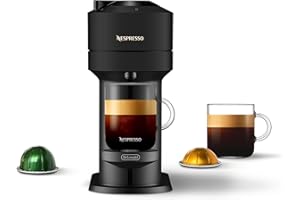 Nespresso Vertuo Next Coffee and Espresso Maker by De'Longhi, Matte Black