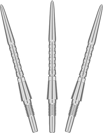 Target Darts Swiss Point Storm Points 30mm Silver 3 Pack Surge