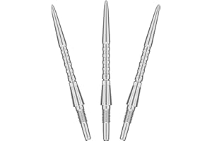 TARGET Darts Swiss Point Storm Dart Points, Surge (3 Pack Set of Tips) 26MM/30MM/35MM – Gold/Silver/Black | Change Dart Points, Swiss Storm Points, Professional Darts Accessories