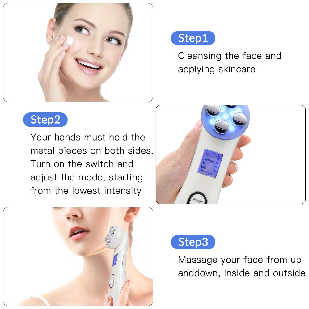 Face Machine for Women-White: Beauty