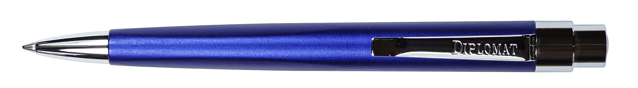 Diplomat - Magnum - Ballpoint Pen - Indigo Blue - Resistant and Elegant - 2 Years Warranty