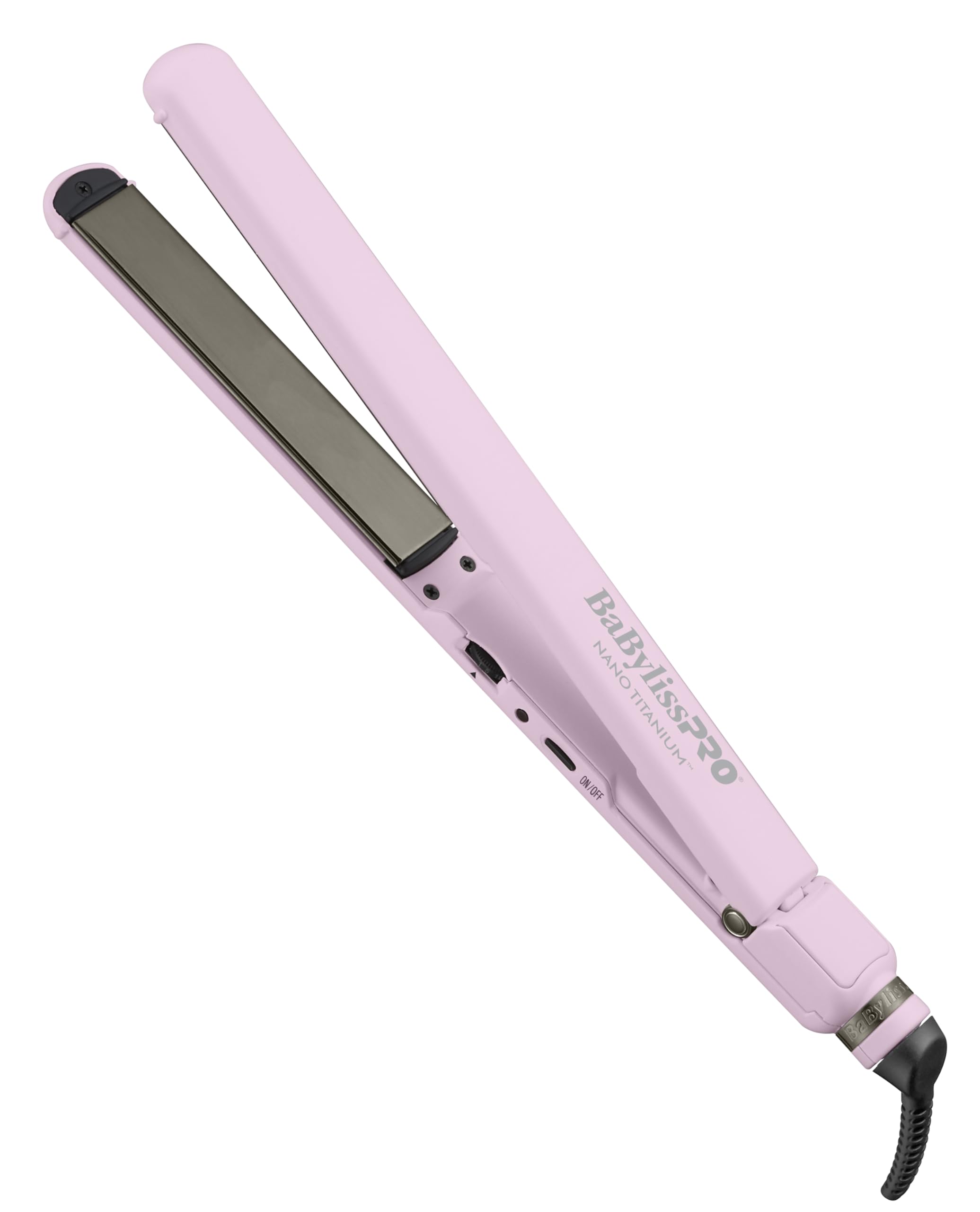 BaBylissPRO Nano Titanium 1 ” Ultra-Thin Flat Iron, Hair Straightener Image