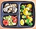 Yohino Meal Prep Containers with Leak Resistant Lids (8-Piece Set) Reusable, 3 Compartment Bento Box for Lunch, U.S. Patented Triple Seal Lid Design