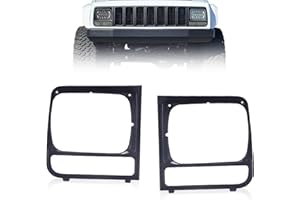 CarPartsDepot Headlight Door Bezel Fits Cherokee 1997-2001 (Driver and Passenger Side)