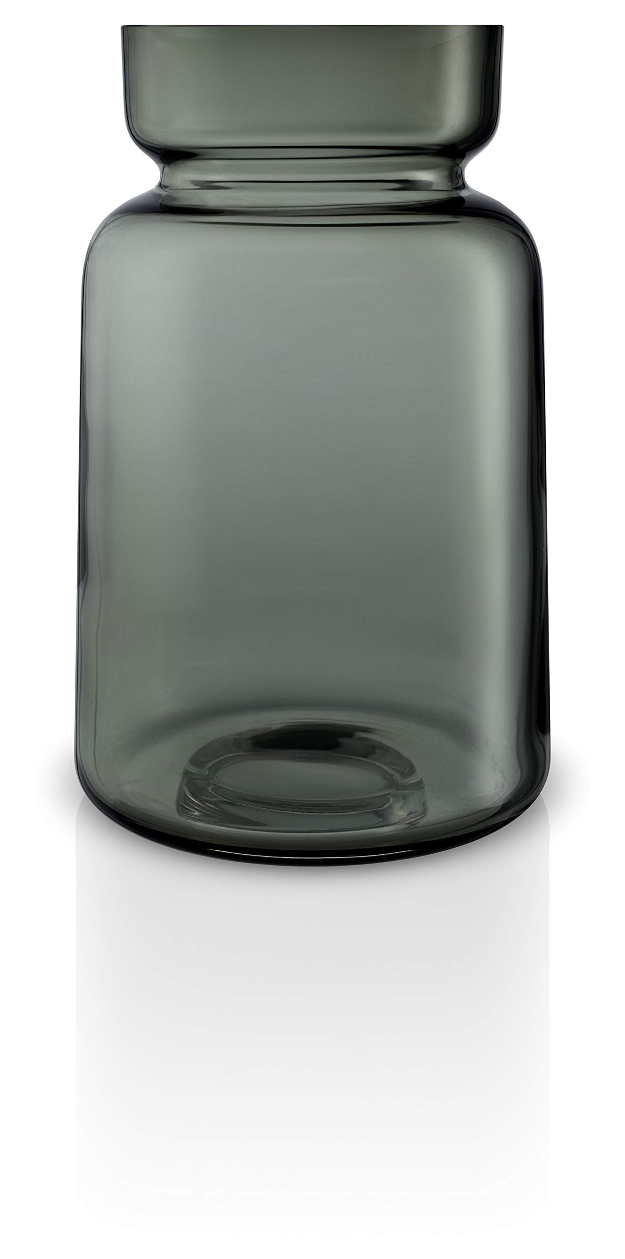 EVA SOLO | Silhouette Glass Vase H22 | Mouth Blown Smoke Glass | Vases